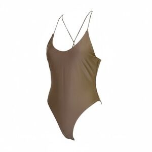 JADE Swim One Piece Swimsuit Women‎ Size XL Criss Cross Vacation Minimalist
